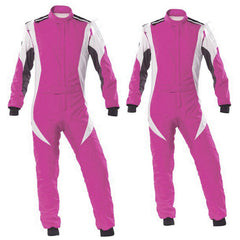 Pink / White Go Kart Racing Suit - Bestracewear