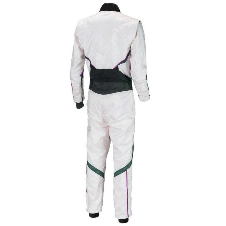 White Karting Driver Racewear SpeedX Gear