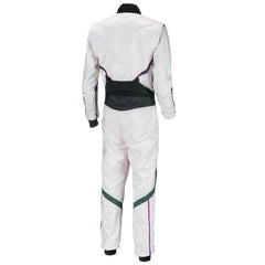 White Karting Driver Racewear SpeedX Gear