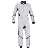 White Karting Driver Racewear SpeedX Gear