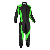 Black & Green Go Kart Racing Suit - Best Race Wear