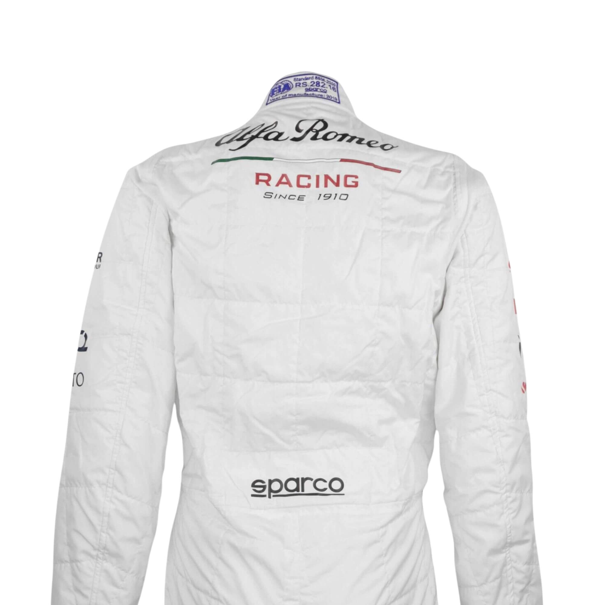 Kimi Räikkönen 2019 Azerbaijan GP F1 suit – back view with a sleek, modern race-ready look, trending among collectors-Bestracewear