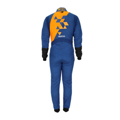 Back view of Lando Norris 2019 F1 racing suit – youthful and sleek design with race-day styling, admired by fans and collectors alike-Bestracewear