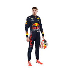 2019 Max Verstappen F1 Racing Suit- Bestracewearfront view – bold and dynamic design with race-inspired elements, highly admired by motorsport fans.