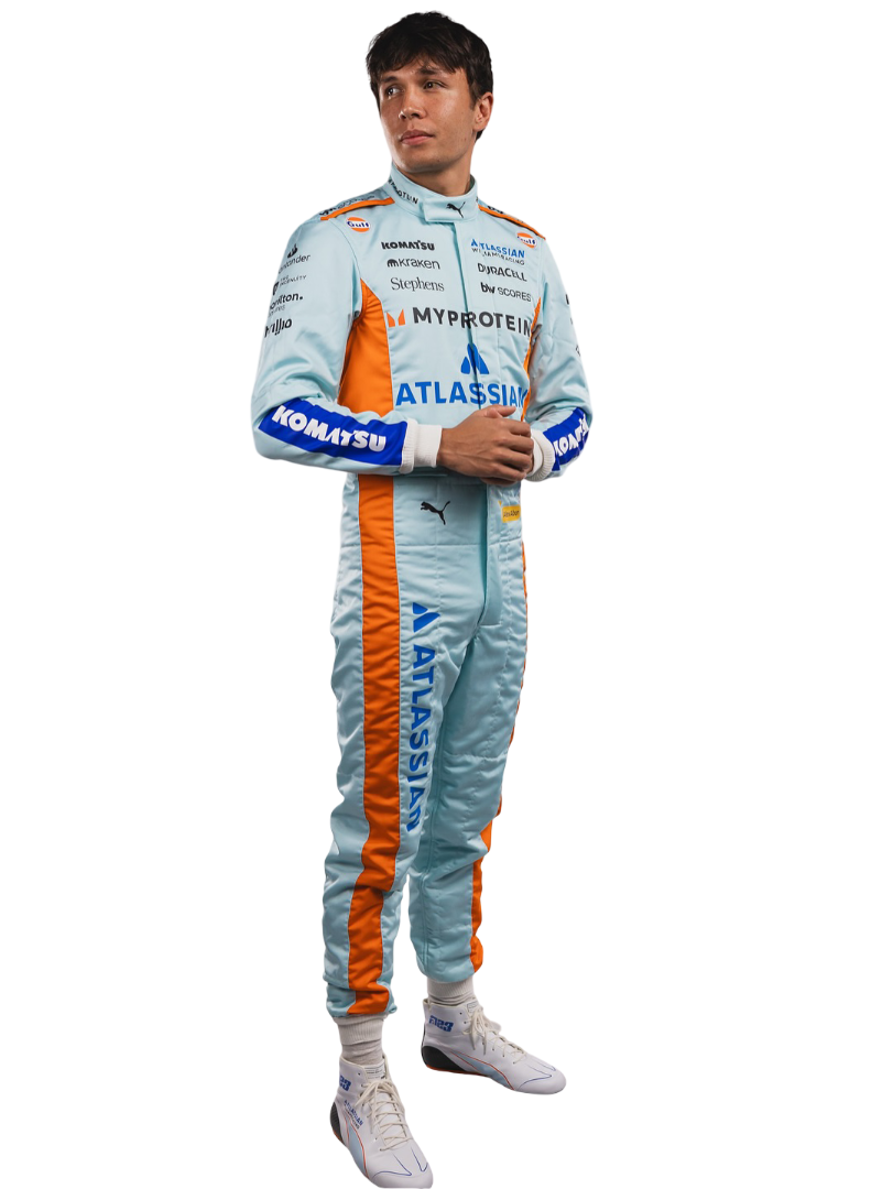 2025 Alex Albon & Carlos Sainz Jr Brazillian GP F1 Racing Suit - Bestracewear