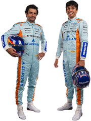 2025 Alex Albon & Carlos Sainz Jr Brazillian GP F1 Racing Suit - Bestracewear