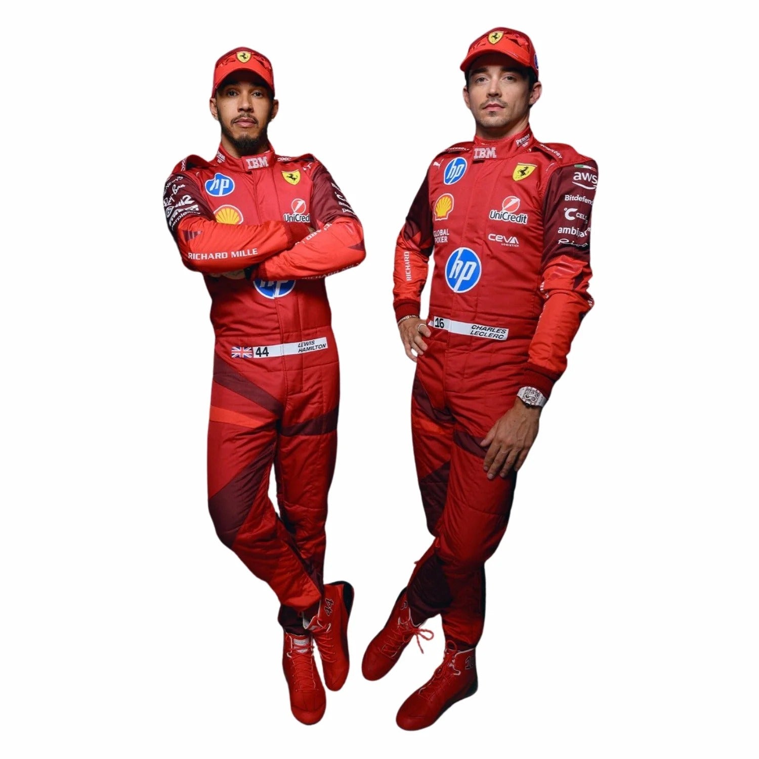 2025 Charles Leclerc & Lewis Hamilton Las Vegas GP F1 Racing suit - Bestracewear
