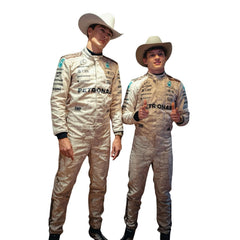 2025 George Russell & Andrea Kimi Antonelli USA Austin GP F1 Racing Suit - Bestracewear