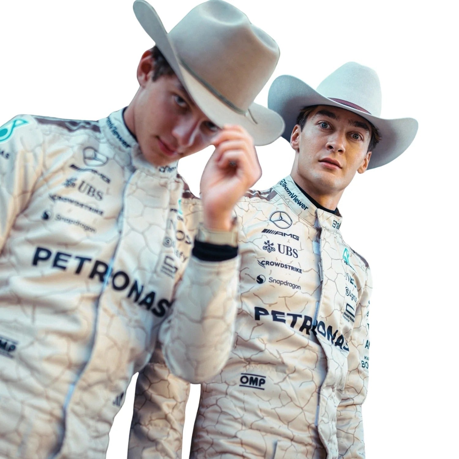 2025 George Russell & Andrea Kimi Antonelli USA Austin GP F1 Racing Suit - Bestracewear