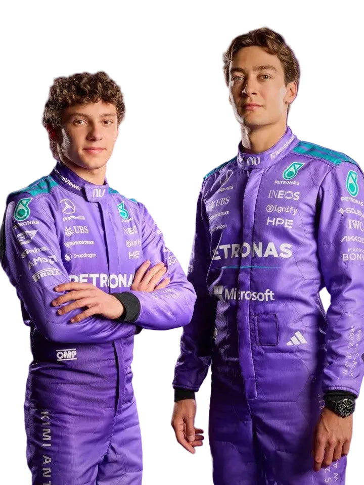 2026 George Russell & Kimi Antonelli Miami GP F1 Racing Suit- Bestracewear