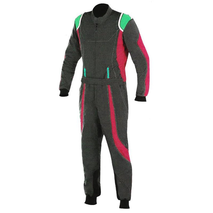 Black / Red Go Kart Racing Suit - Bestracewear
