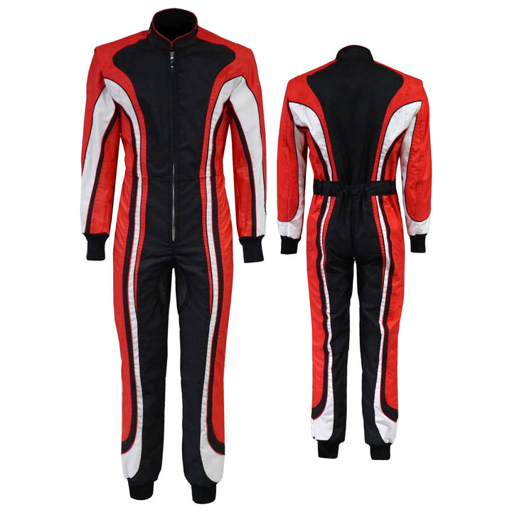 Black and Red Go Kart Racing Suit - Best Race Wear
