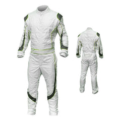 Karting Racing Outfit - White SpeedX Gear