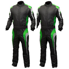 Black / Green Go Karting Suit - Bestracewear