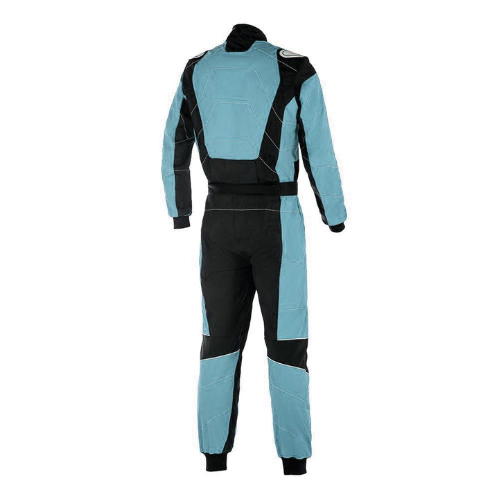 Black / Light Blue Go Kart Racing Suit - Bestracewearr