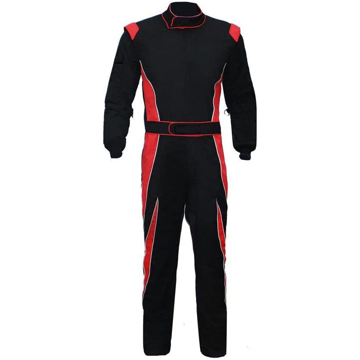 Black & Red Go Kart Racing Suit - Bestracewear