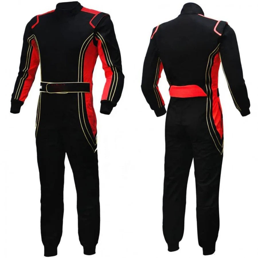 Black / Red Go Karting Suit - Bestracewear