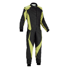 Black / Yellow Go Karting Suit - Bestracewear