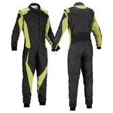 Black / Yellow Go Karting Suit - Bestracewear