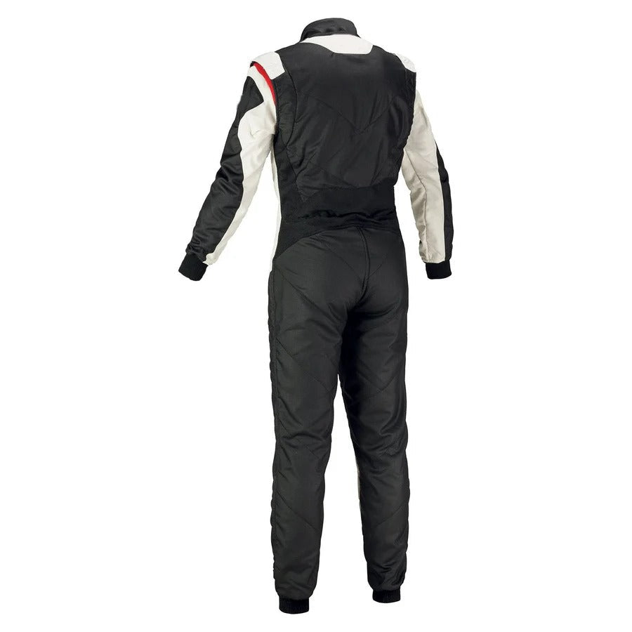 Black and White Go Karting Suit - Bestracewear