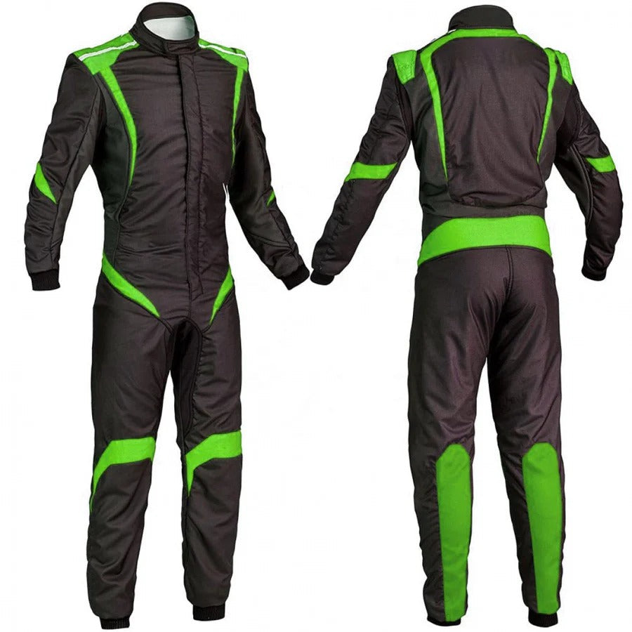 Custom Black Go Kart Racing Suit Bestracewear