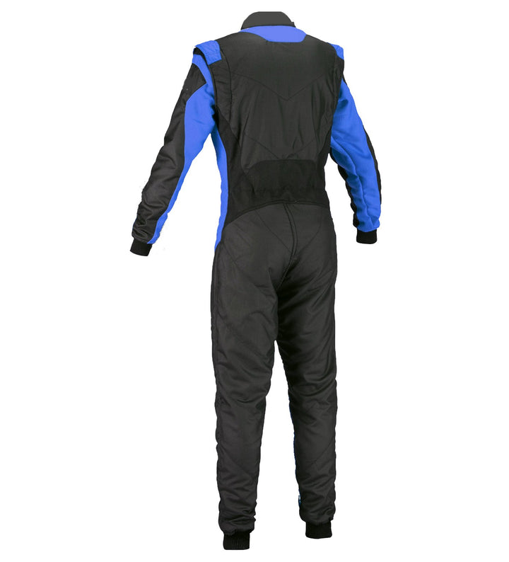 Go Kart Racing Suit Black & Blue Bestracewear