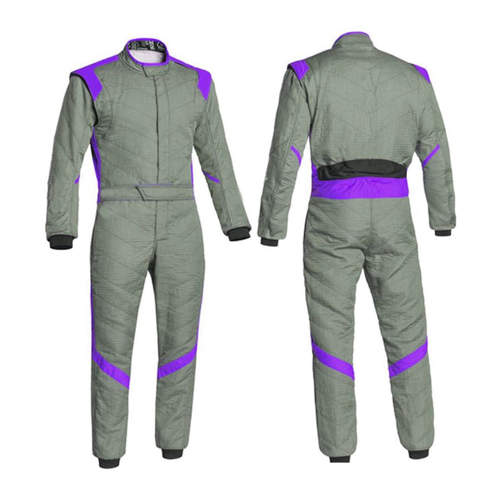 Gray Go Karting Suit - Bestracewear