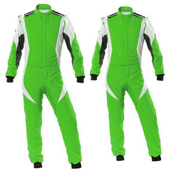Green Go Kart Racing Suit Men Bestracewear