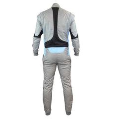 Grey Go Kart Racing Suit - Bestracewear