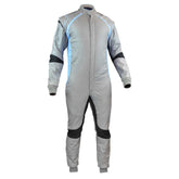 Grey Go Kart Racing Suit - Bestracewear