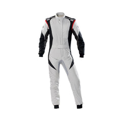 Grey OMP Tecnica Evo Go Kart Racing Suit Bestracewear