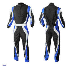 Black & Navy Blue Go Kart Racing Suit - Best Race Wear