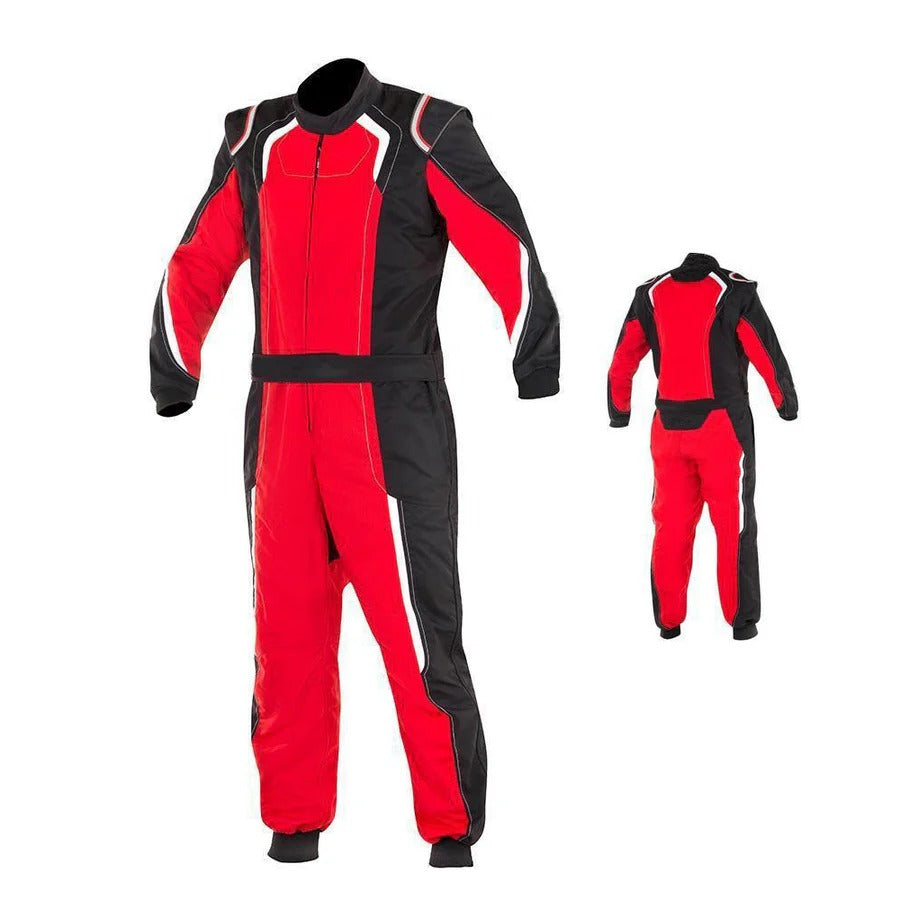Red and Black Go Kart Racing Suit - Best Race Wear