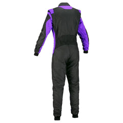 Black & Violet Custom Go Kart Racing Suit Bestracewear