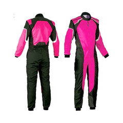 Black & pink Go Kart Racing Suit - Best Race Wear