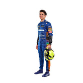 High-resolution close-up of L2020 Lando Norris F1 Racing Suit - Bestracewear