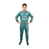 High-resolution image of Lance Stroll 2022 Canadian GP F1 suit – signature dark green design for collectors and F1 fans