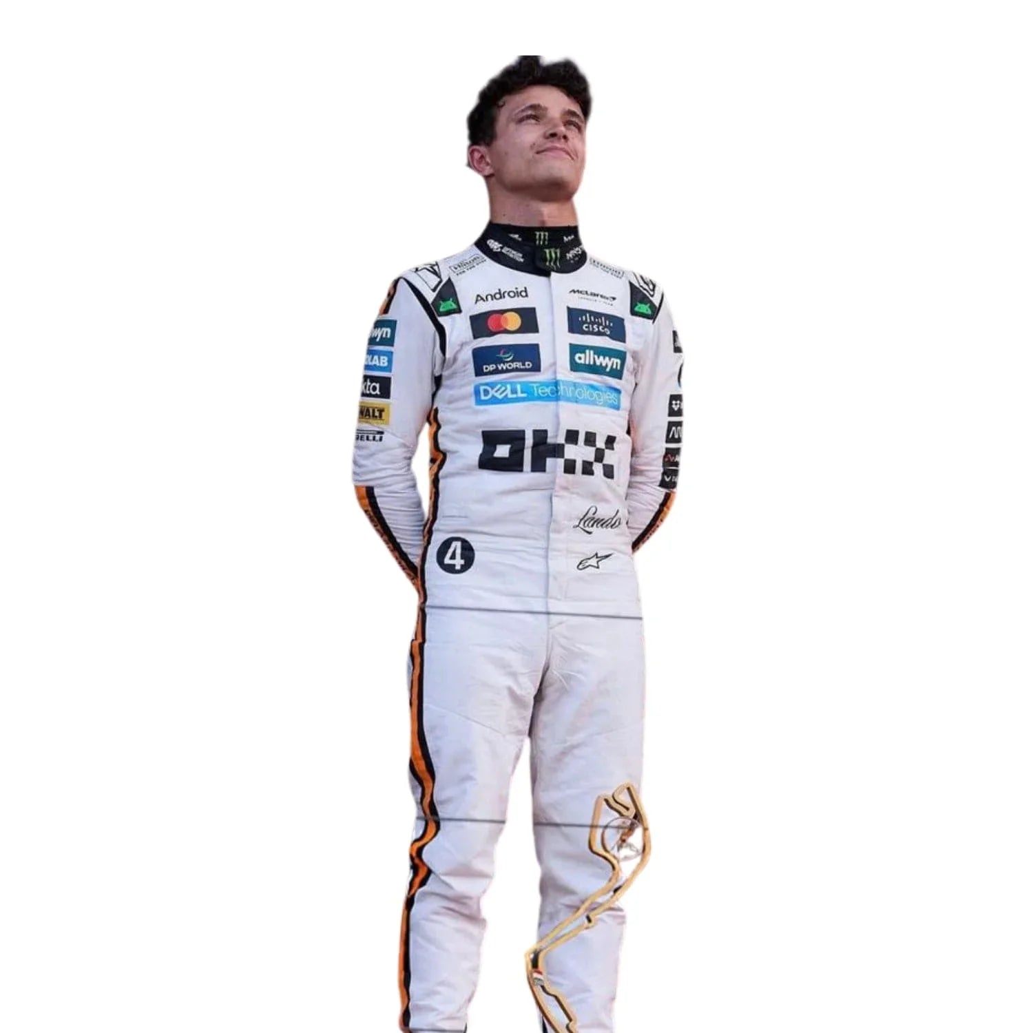 2025 Lando Norris & Oscar Piastri Monaco GP F1 Racing Suit - Bestracewear