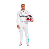 Lewis Hamilton 2019 F1 racing suit – front view with clean, modern race-inspired details, trending among Formula 1 enthusiasts.Bestracewear