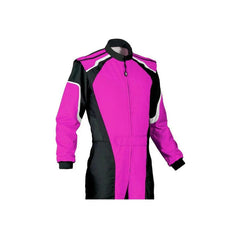 Medium Orchid & Black Go Kart Racing Suit- Bestracewear