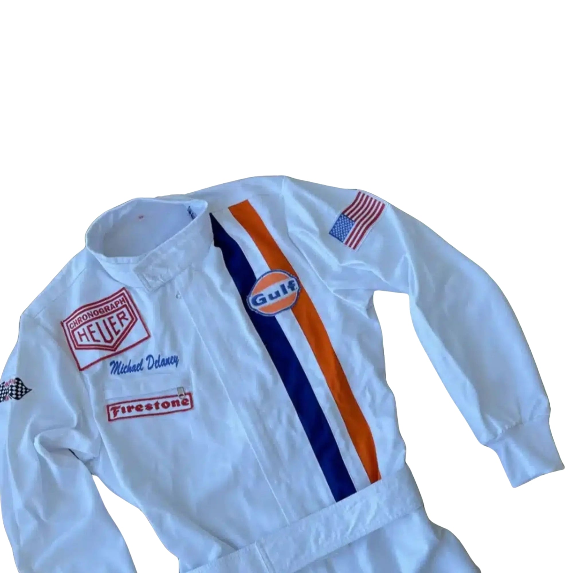 Michael Delaney Steve McQueen Le Mans 1971 F1 Racing Suit Bestracewear