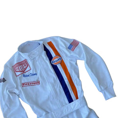 Michael Delaney Steve McQueen Le Mans 1971 F1 Racing Suit Bestracewear