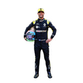 Daniel Ricciardo 2019 F1 racing suit – front view featuring a sleek, modern design with bold race-inspired details, trending in the motorsport community. Bestracewear