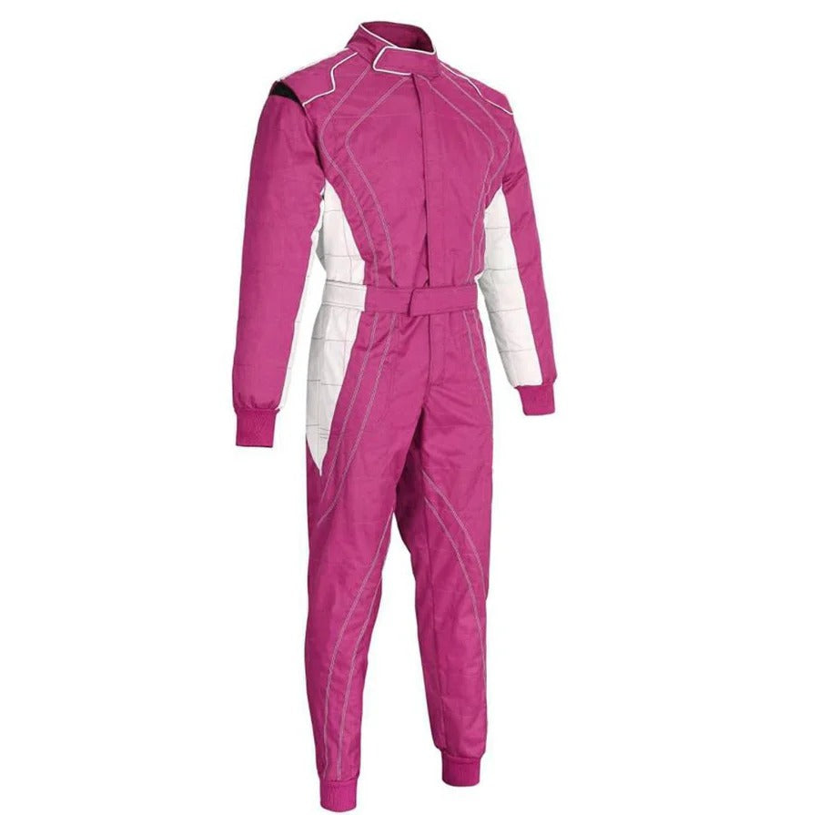 Pink Go Karting Suit - Bestracewear
