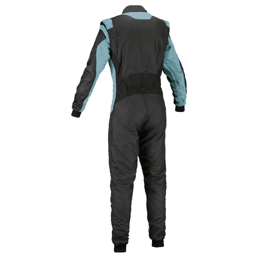 Plain Black & Blue Go Kart Racing Costume -Bestracewear