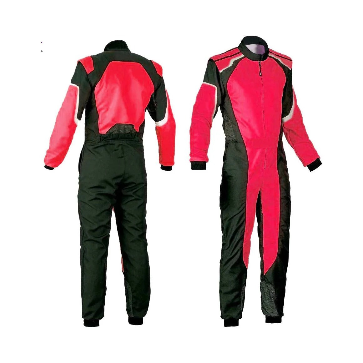 Plain Red Go Kart Racing Suit- Bestracewear