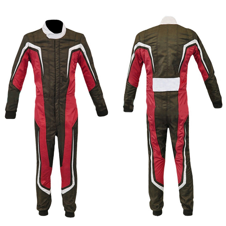 Red / Brown Go Karting Suit - Bestracewear