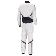 White Go Kart Racing Suit Bestracewear