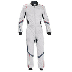 White Go Kart Racing Suit Bestracewear