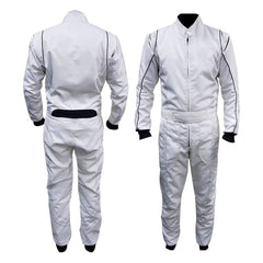 White Go Karting Suit - Bestracewear